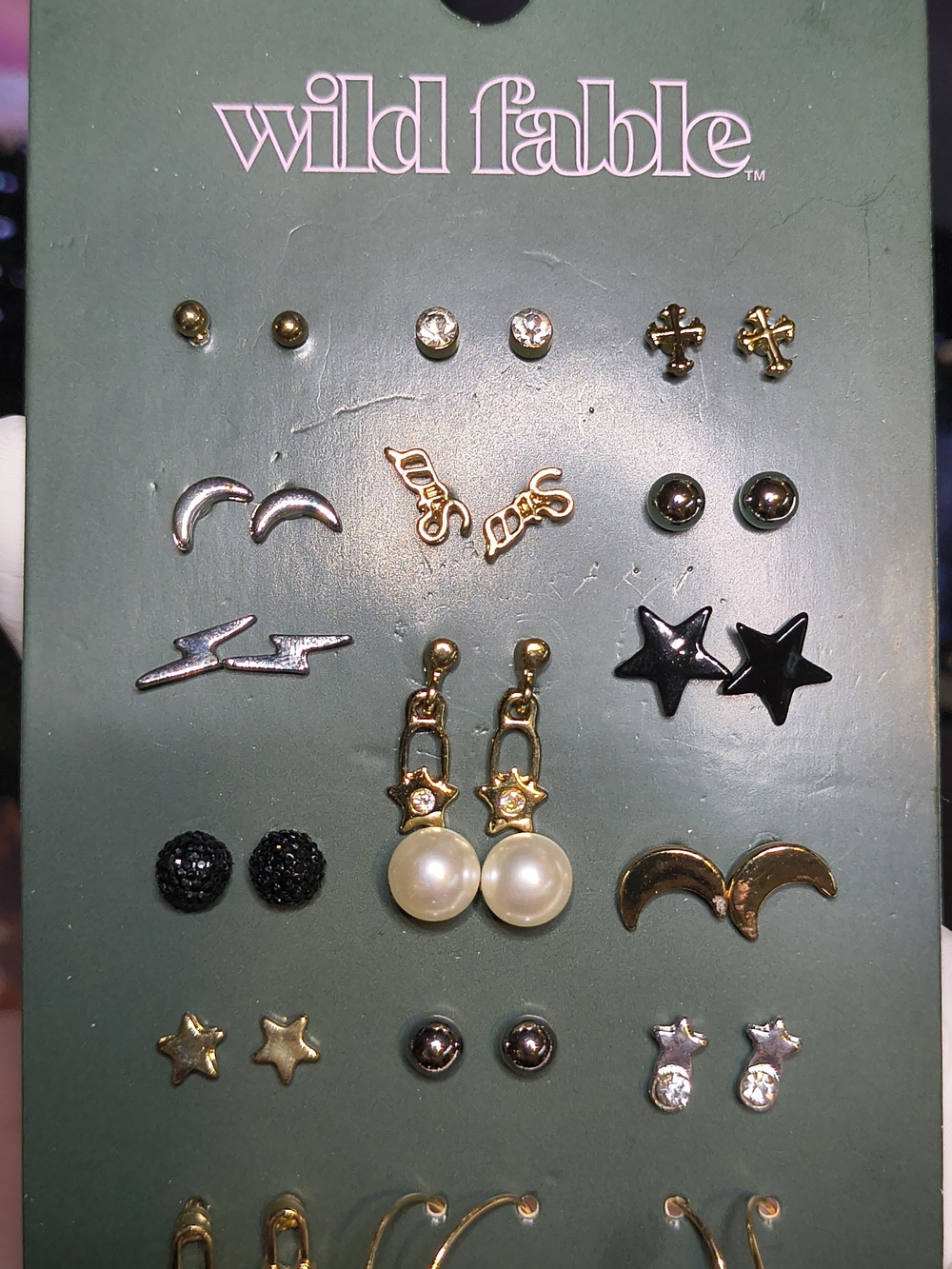 Wild Fable Womenโs Mixed Earring Set โ 18 Pairs